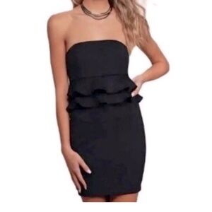 LULUS glam up strapless mini dress